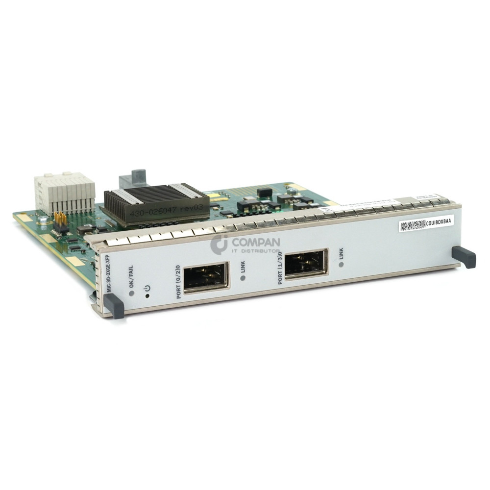MIC-3D-2XGE-XFP-D JUNIPER 2-PORT 10GB XFP MODULE FOR JUNIPER MX80 ROUTER